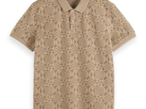 Scotch & Soda 179228 Monogram jacquard polo