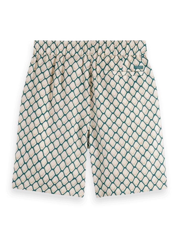 Scotch & Soda 179859  Printed tencel  bermuda short, Doubles net - Image 2