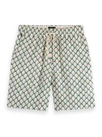 Scotch & Soda 179859  Printed tencel  bermuda short, Doubles net