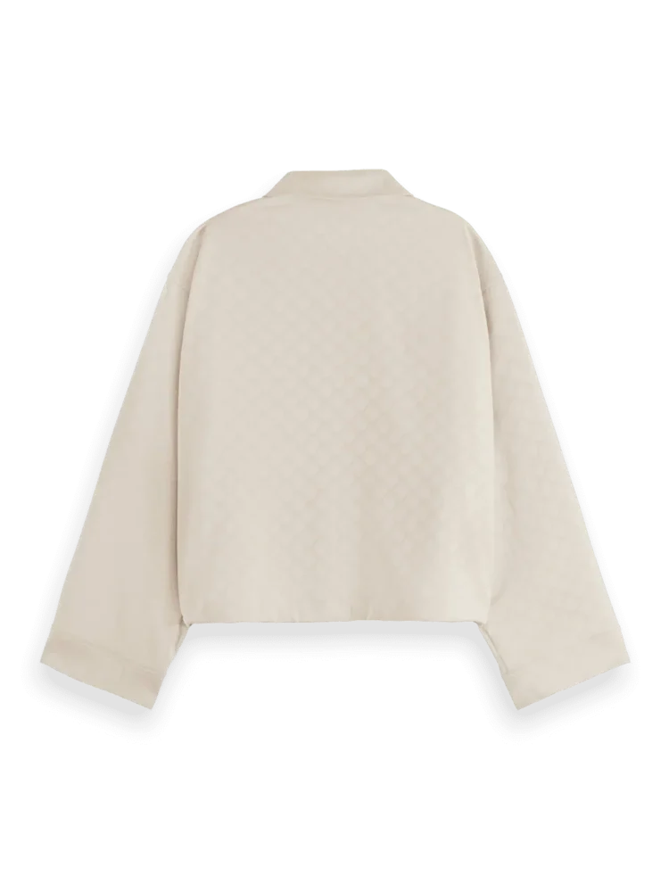 Scotch & Soda 179597  Satin Jacquard Utility Shirt - Image 2