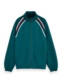 Alternative view of Scotch & Soda 180495 track full zip through sweatshirt, Pitch green