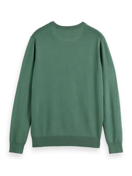 Scotch & Soda 179906 Viscose crewneck Sage green - Image 4