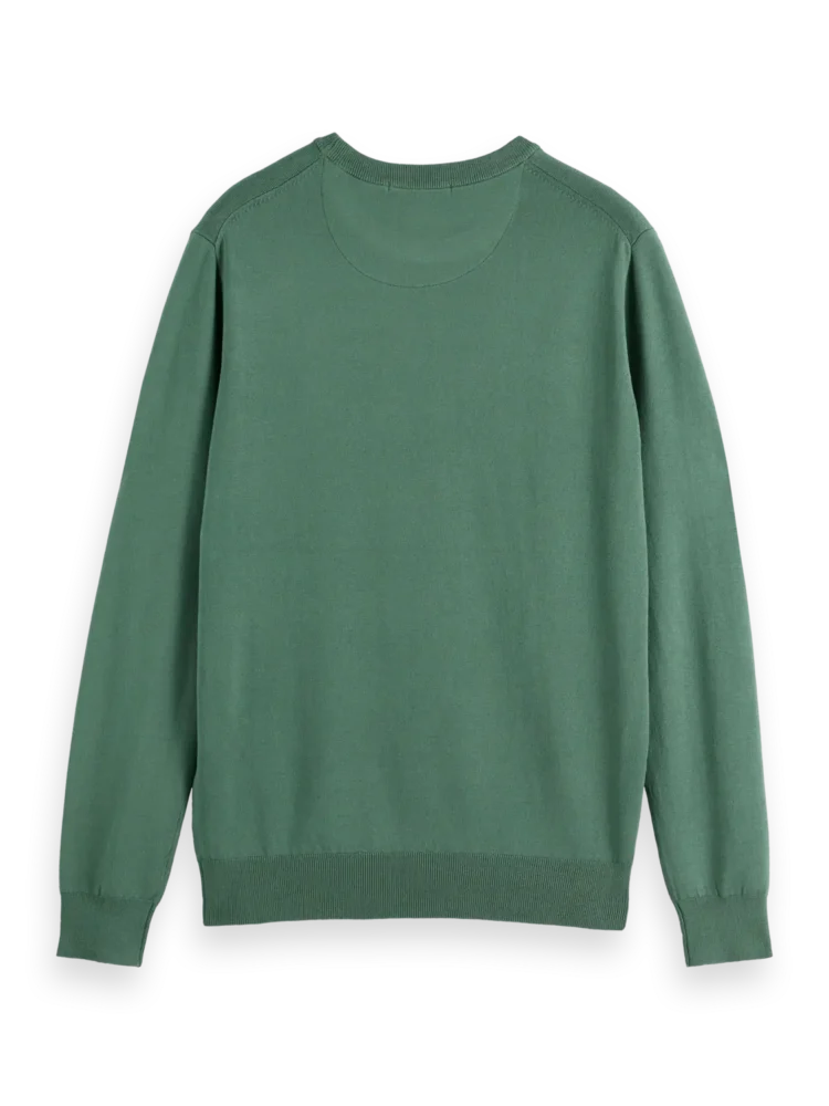 Scotch & Soda 179906 Viscose crewneck Sage green - Image 4