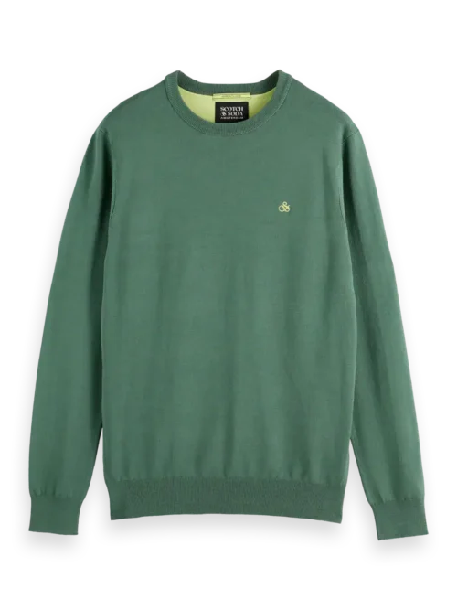 Scotch & Soda 179906 Viscose crewneck Sage green - Image 6