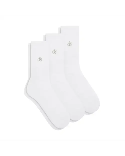 Scotch & Soda Men's 3-pack 1/2 Terry Cotton Crew