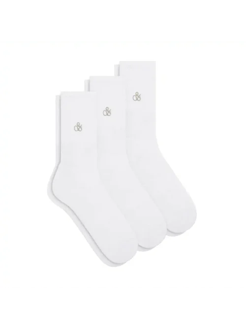 Scotch & Soda Men's 3-pack 1/2 Terry Cotton Crew