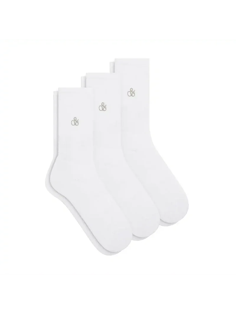 Scotch & Soda Men's 3-pack 1/2 Terry Cotton Crew
