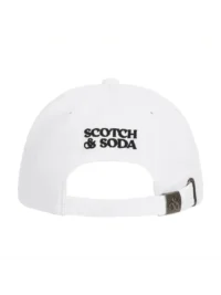 Alternative view of Scotch & Soda Cotton twill adjustable cap White