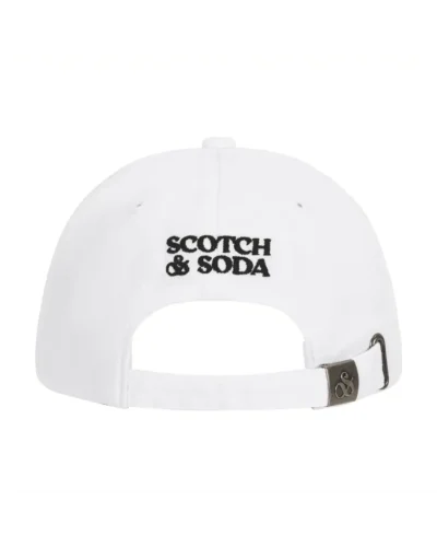 Alternative view of Scotch & Soda Cotton twill adjustable cap White