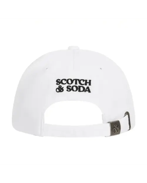 Alternative view of Scotch & Soda Cotton twill adjustable cap White