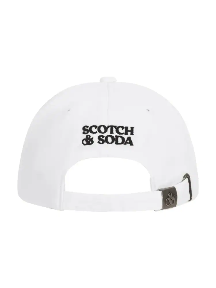 Scotch & Soda Cotton twill adjustable cap White - Image 3