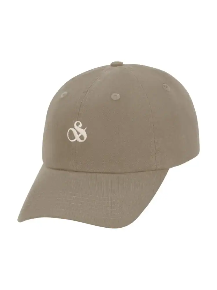 Scotch & Soda Cotton twill adjustable cap, Taupe
