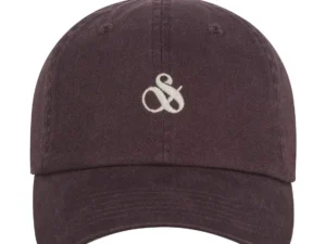 Scotch & Soda Cotton twill adjustable cap, Maroon