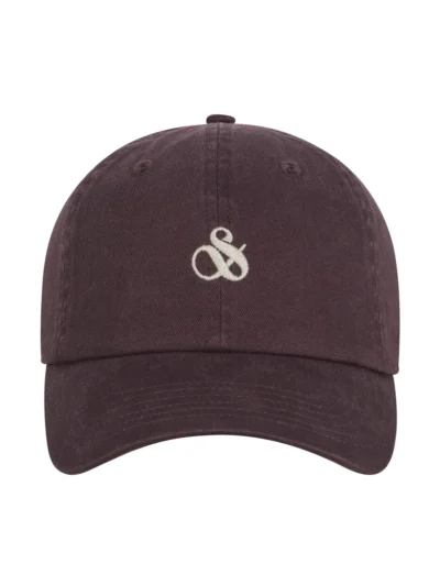 Scotch & Soda Cotton twill adjustable cap, Maroon