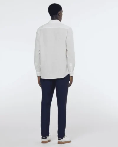 Alternative view of Scotch & Soda 179188, Linen shirt long sleeve button-down, Off white