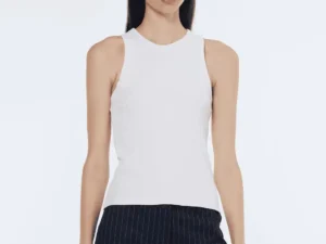 Scotch & Soda 179204 Rib racer tank, white