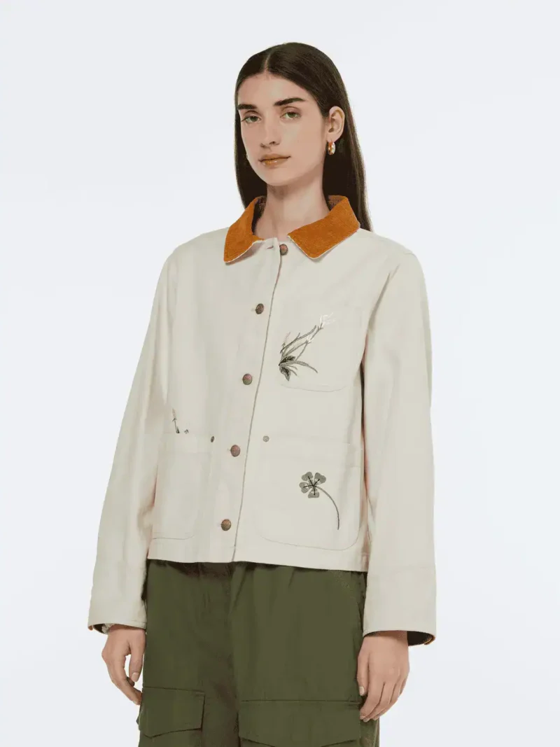 Scotch &Soda 179535, Workwear jacket with embroidery
