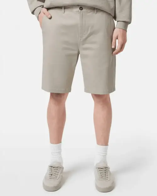 Scotch & Soda 180000 Stuart washed cotton-blend twill chino short Highway grey