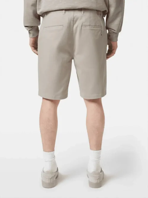 Scotch & Soda 180000  Stuart washed cotton-blend twill chino short Highway grey - Image 6