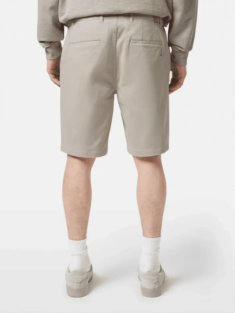 Scotch & Soda Stuart washed cotton-blend twill chino short Highway grey - Image 6