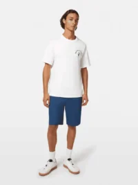 Alternative view of Scotch & Soda 180000  Stuart washed cotton-blend twill chino short Atlantic blue