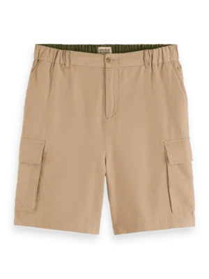 Scotch & Soda 180003 Cotton-linen relaxed fit cargo short image3