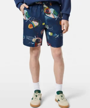 Scotch & Soda 180008 Printed tencel bermuda short,