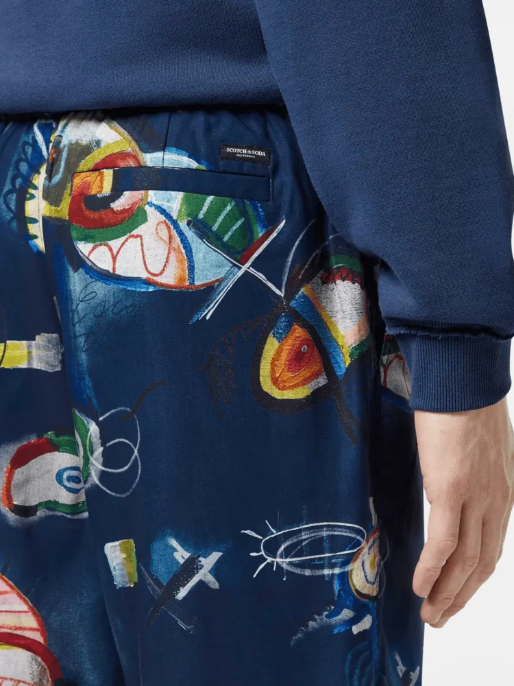 Scotch & Soda 180008  Printed tencel  bermuda short, - Image 3