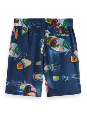 Scotch & Soda 180008 Printed tencel bermuda short, image2