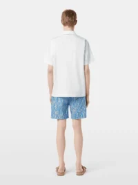 Alternative view of Scotch & Soda 180030 Short sleeved relaxed-fit linen blend shirt
