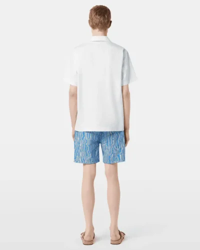 Alternative view of Scotch & Soda 180030 Short sleeved relaxed-fit linen blend shirt