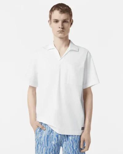 Scotch & Soda 180030 Short sleeved relaxed-fit linen blend shirt