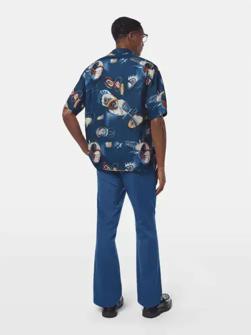 Scotch & Soda 180037  Short-sleeved relaxed-fit tencel shirt - Image 6