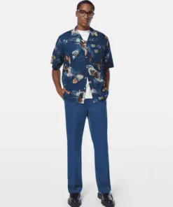 Alternative view of Scotch & Soda 180037  Short-sleeved relaxed-fit tencel shirt