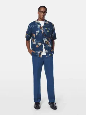 Alternative view of Scotch & Soda 180037  Short-sleeved relaxed-fit tencel shirt