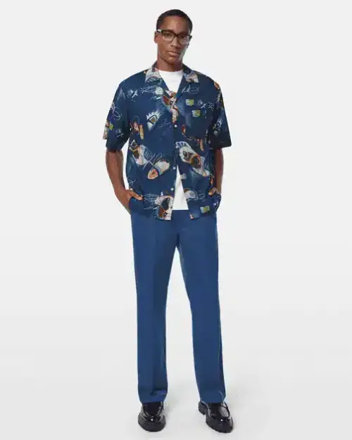 Alternative view of Scotch & Soda 180037  Short-sleeved relaxed-fit tencel shirt