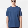 Scotch & Soda Relaxed-fit raw edge T-shirt, Atlantic blue