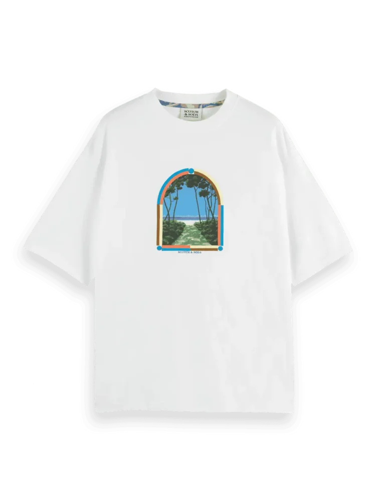 Scotch & Soda Loose fit front chest artwork T-shirt - Image 4