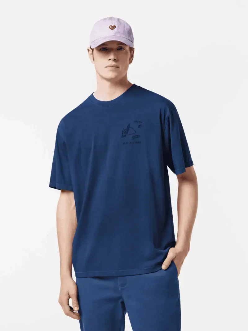 Scotch & Soda Regular fit front and back artwork T-shirt