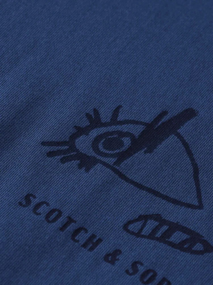 Scotch & Soda Regular fit front and back artwork T-shirt - Image 5
