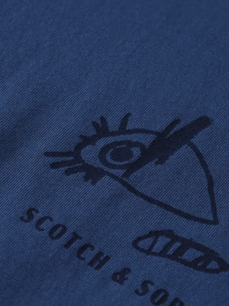Scotch & Soda 180049 Regular fit front and back artwork T-shirt - Image 5