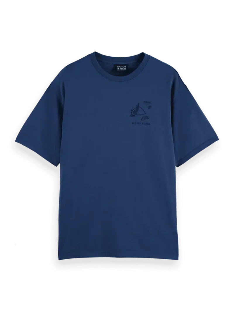 Scotch & Soda 180049 Regular fit front and back artwork T-shirt - Image 6