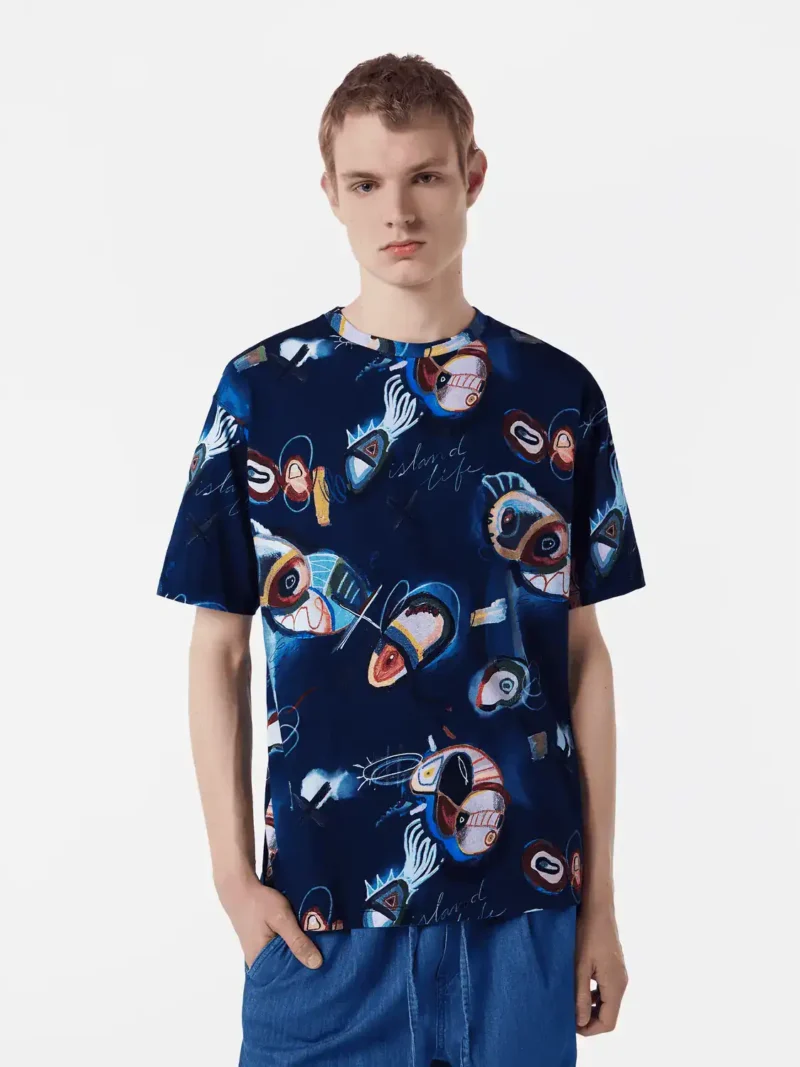 Scotch & Soda Relaxed-fit AOP T-shirt