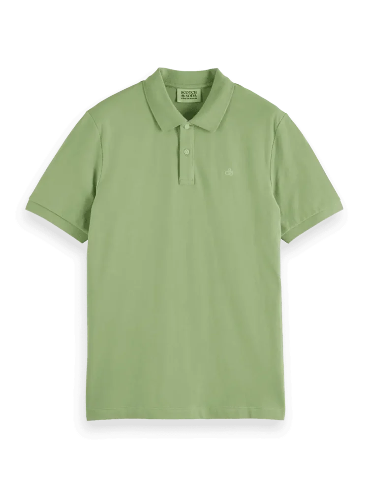 Scotch & Soda 180097 Cotton pique regular fit polo - Image 4
