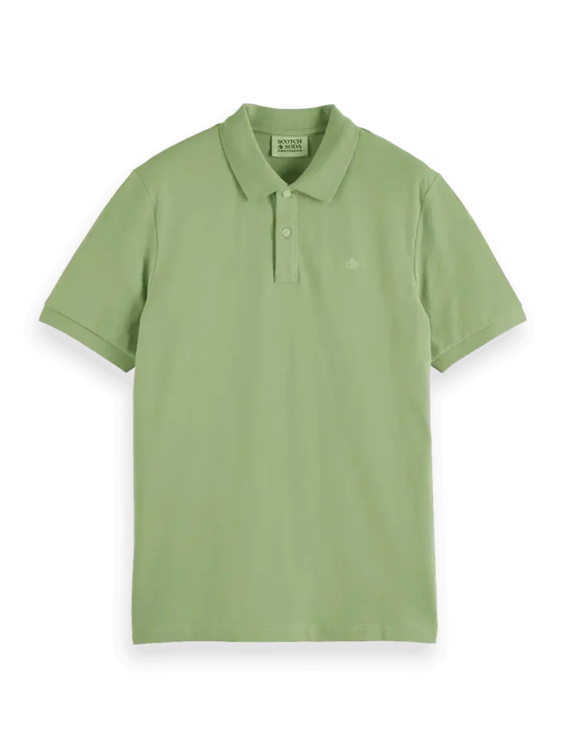 Scotch & Soda 180097 Cotton pique regular fit polo - Image 4