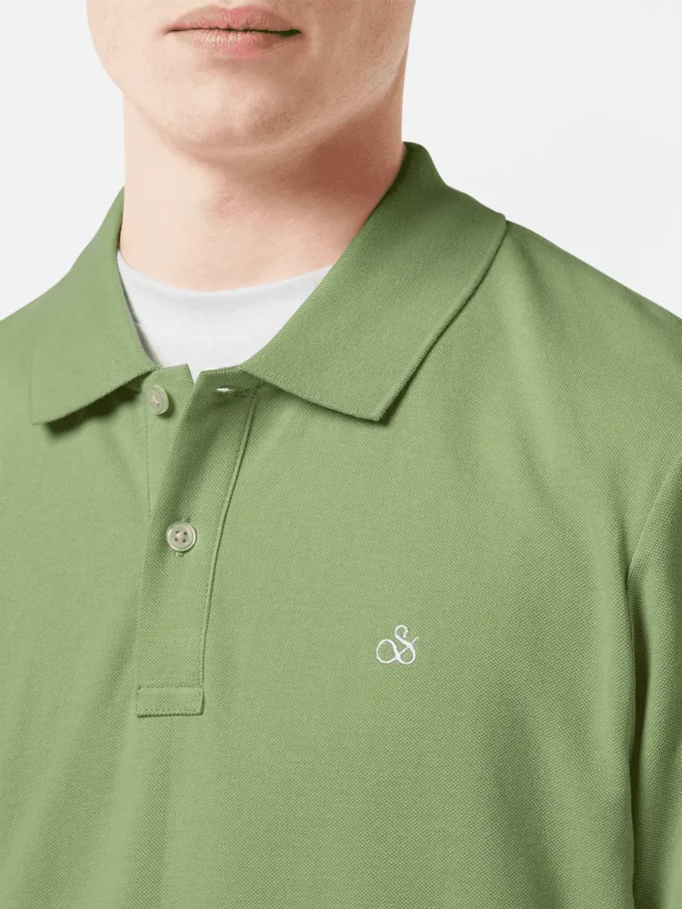 Scotch & Soda 180097 Cotton pique regular fit polo - Image 2