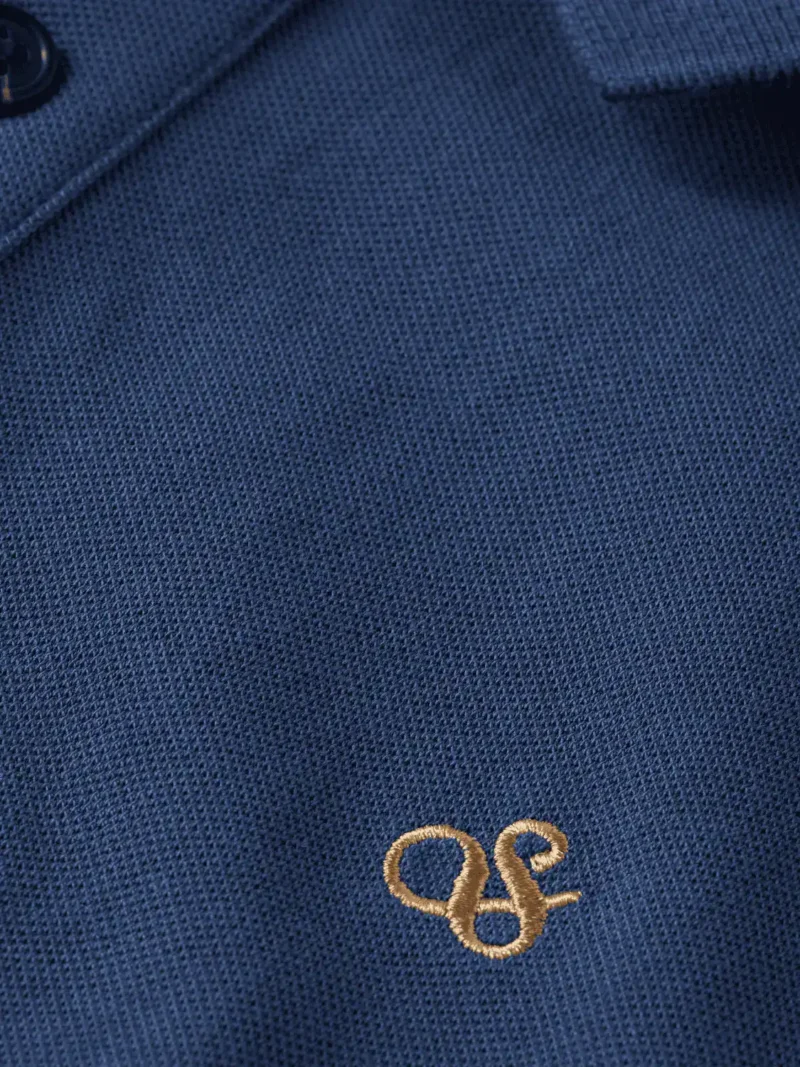 Scotch & Soda 180097 Cotton pique regular fit polo - Image 4