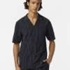 Scotch & Soda Jacquard cotton terry relaxed polo