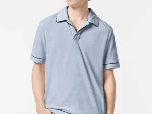 Scotch & Soda Towelling relaxed-fit polo