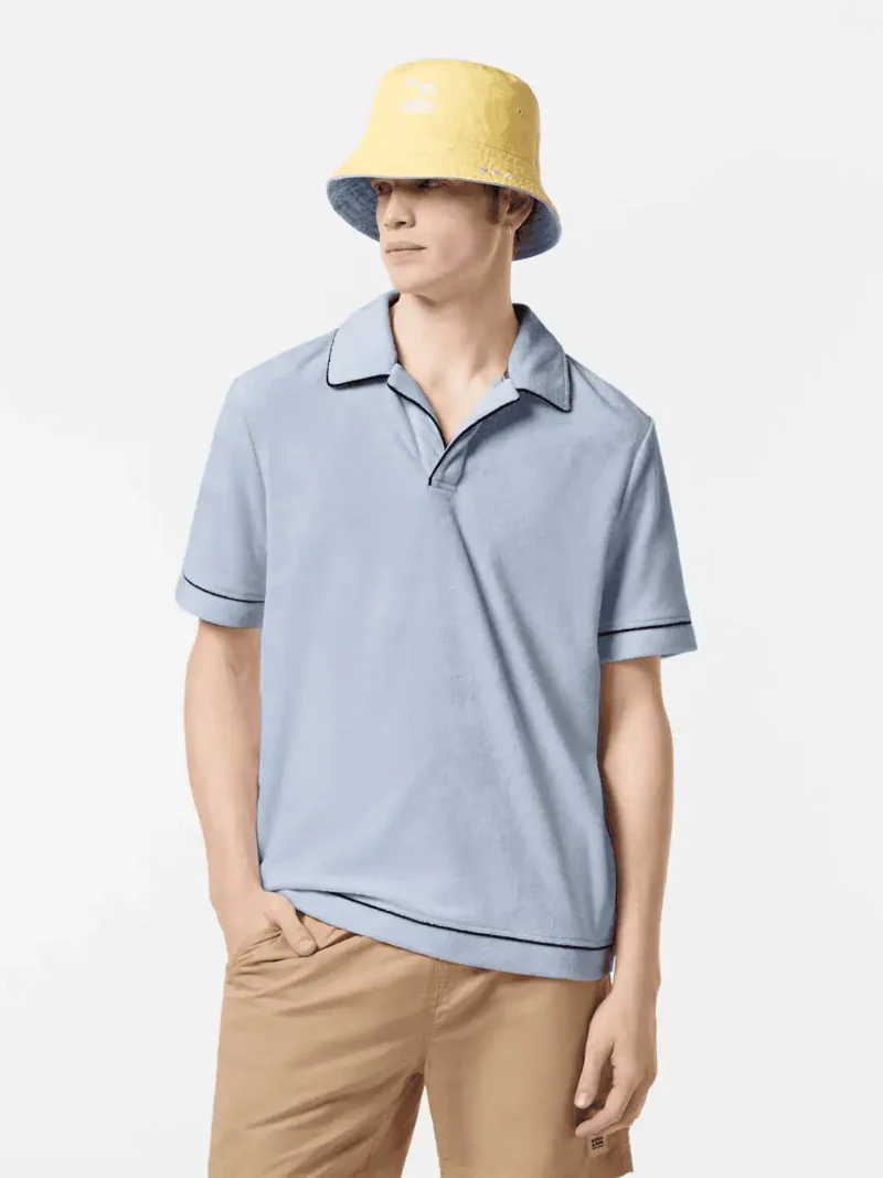 Scotch & Soda Towelling relaxed-fit polo